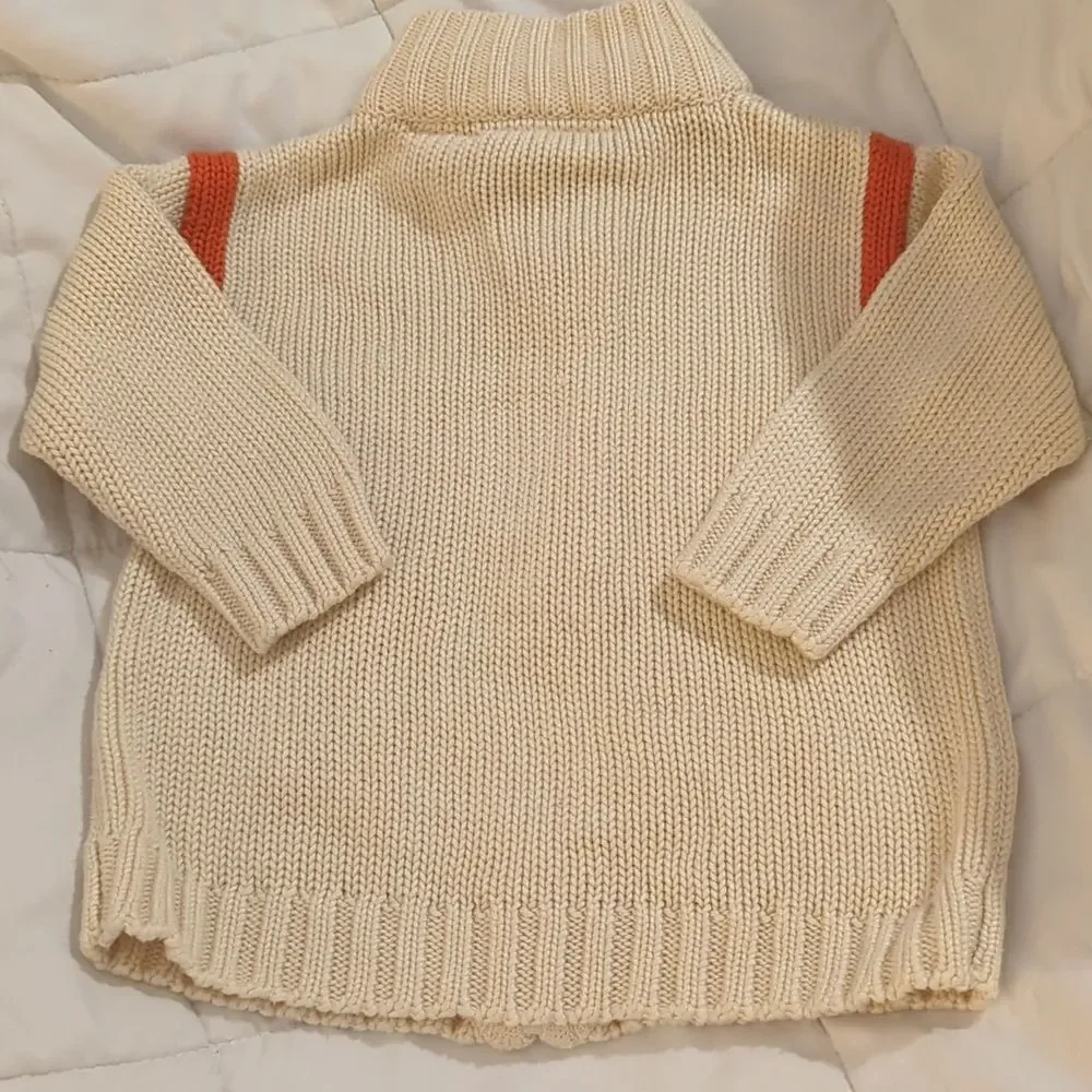 Buddy Boys vintage infant knit cardigan sweater jacket size 12 months‎